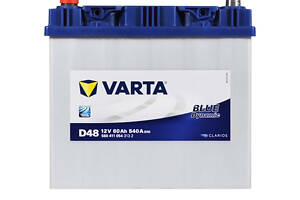 Автомобильный аккумулятор VARTA Blue Dynamic Asia (D48) 60Ah 540A L+ (D23)