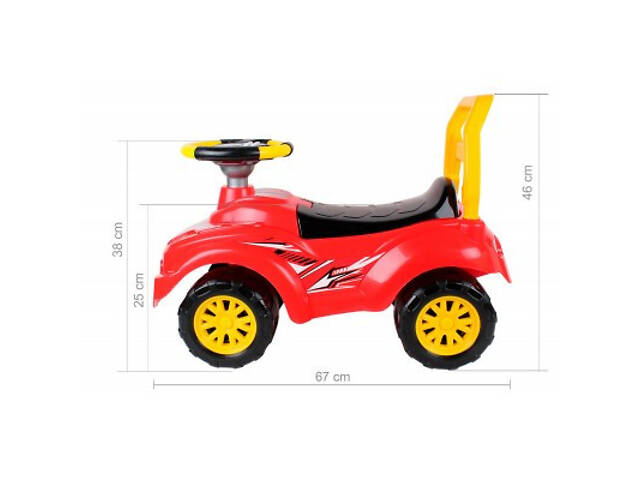 Автомобіль для прогулянок музична каталка Технок 6665 - Фото 2