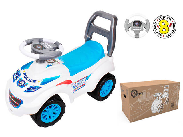 Автомобіль для прогулянок музичний каталка Технок 7433 - Фото 1