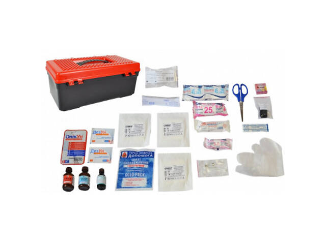 Автомобільна аптечка Poputchik першої допомоги згідно з ТУ (02-043-П) - Фото 2