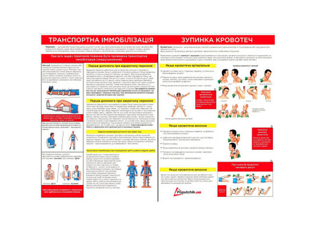 Автомобільна аптечка Poputchik згідно з ТУ пластиковий футляр (02-053-П) - Фото 4