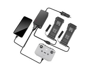 Автомобильное зарядное устройство для квадрокоптера DJI Mavic 3 / 3 Pro / 3T / 3E DC 17.6V-3A x 2 порта