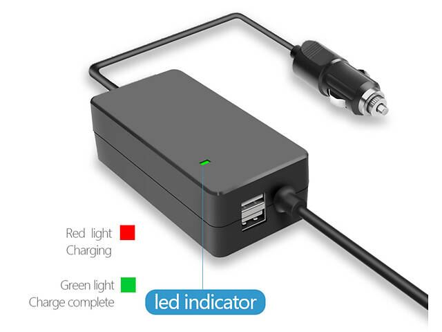 Автомобильное зарядное устройство для квадрокоптера DJI Mavic 3 / 3 Pro / 3T / 3E DC 17.6V-3A x 2 порта - Фото 4