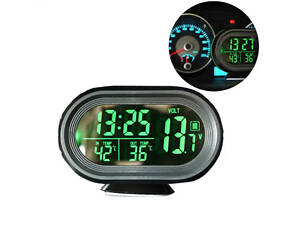 Автомобильные часы – термометр – вольтметр VST – 7009V