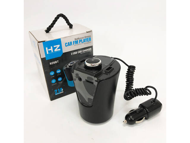 Автомобільний FM-трансмітер модулятор HZ FM MOD H26+BT (BX6) живлення від прикурювача з Bluetooth - Фото 5