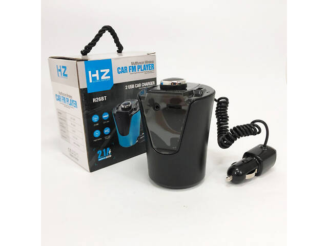 Автомобільний FM-трансмітер модулятор HZ FM MOD H26+BT (BX6) живлення від прикурювача з Bluetooth - Фото 8