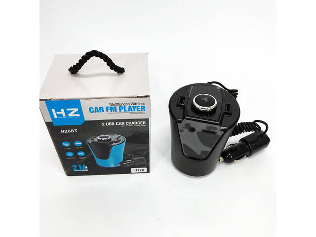 Автомобільний FM-трансмітер модулятор HZ FM MOD H26+BT (BX6) живлення від прикурювача з Bluetooth - Фото 9