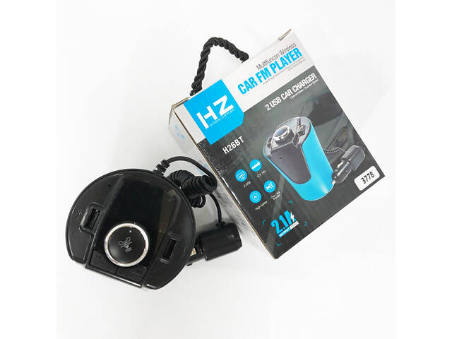 Автомобільний FM-трансмітер модулятор HZ FM MOD H26+BT (BX6) живлення від прикурювача з Bluetooth - Фото 11