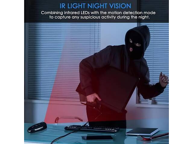 Автомобільний ключ-камера Full HD 1080P — прихована міні-камера у вигляді брелока сигналізації - Фото 4