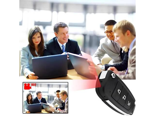 Автомобільний ключ-камера Full HD 1080P — прихована міні-камера у вигляді брелока сигналізації - Фото 5