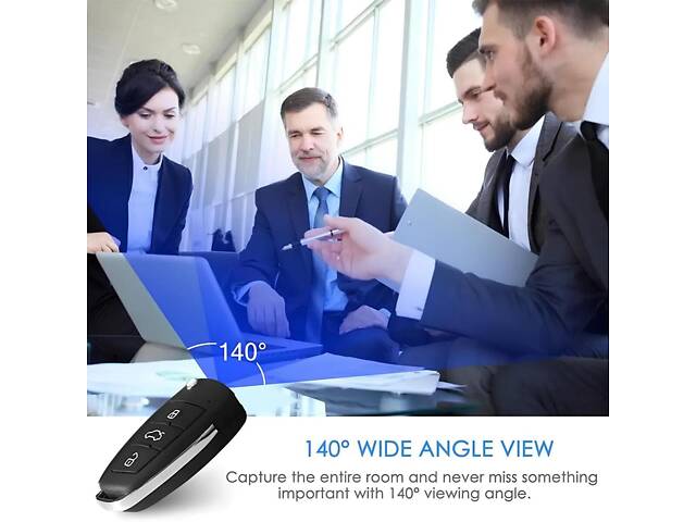 Автомобільний ключ-камера Full HD 1080P — прихована міні-камера у вигляді брелока сигналізації - Фото 6