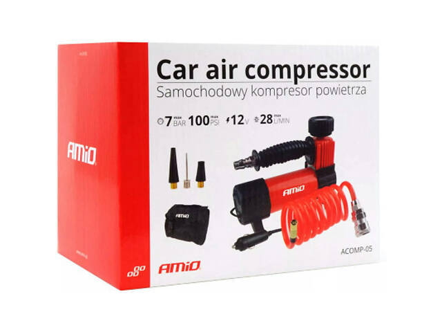 Автомобильный компрессор AMiO HQ ACOMP-05 (02179) - Фото 4