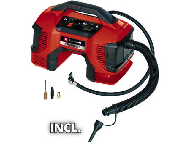 Автомобільний компресор Einhell PRESSITO 18/21, 18В, PXC (без АКБ і ЗУ) (4020467) - Фото 1