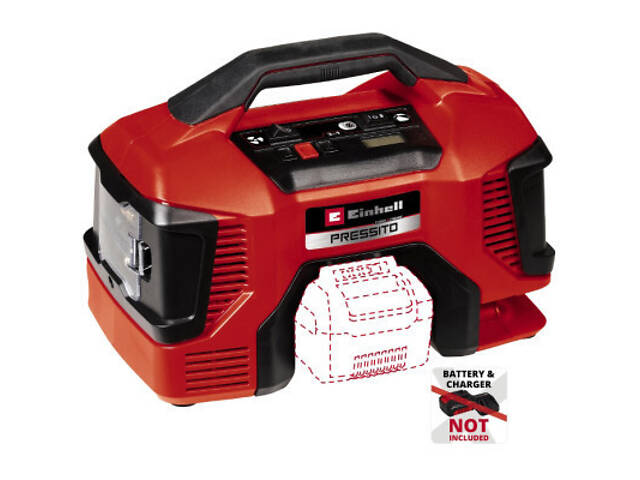 Автомобільний компресор Einhell PRESSITO 18/21, 18В, PXC (без АКБ і ЗУ) (4020467) - Фото 8