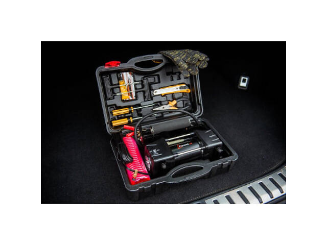 Автомобільний компресор Poputchik 85 л/хв, 10 А (13-015-IS) - Фото 7