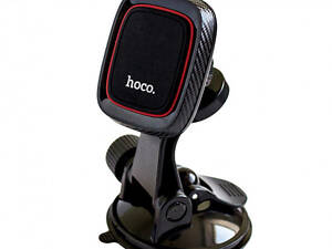 Автомобільний магнітний тримач на присоску Hoco CA-28 для телефону - Black