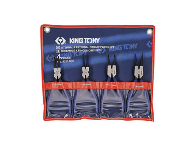 Автомобільний знімач KING TONY стопорних кілець 180 мм набір 4 одиниці (42114GP) - Фото 1