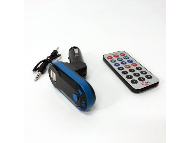 Автомобільний трансмітер/модулятор CM i9, радіо трансмітер, FM модулятор для автомобіля. Колір: синій - Фото 10