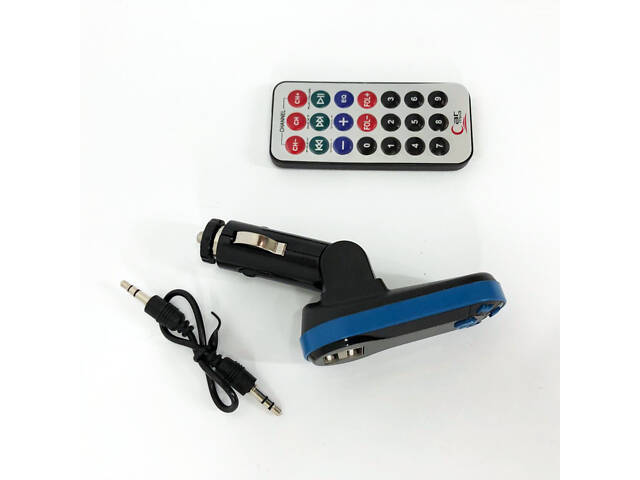 Автомобільний трансмітер/модулятор CM i9, радіо трансмітер, FM модулятор для автомобіля. Колір: синій - Фото 9
