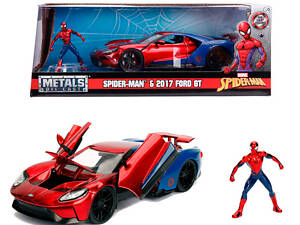 Автомодель машинка Marvel Ford GT (2017) з фігуркою Людини-Павука IG-OL185905 Jada