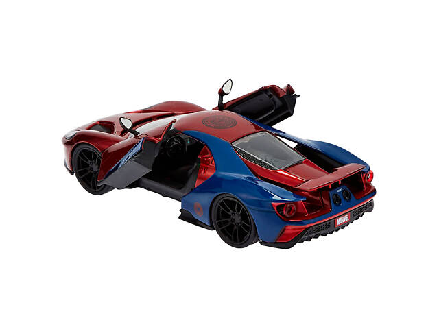 Автомодель машинка Marvel Ford GT (2017) з фігуркою Людини-Павука IG-OL185905 Jada - Фото 5