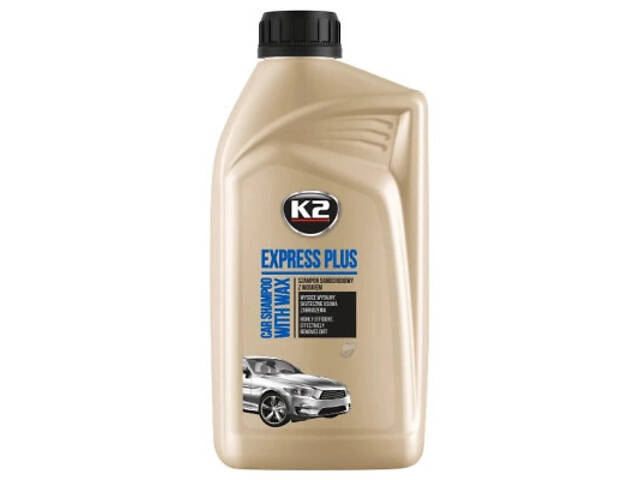 Автошампунь K2 Express Plus з воском білий 1 л (K141) - Фото 1