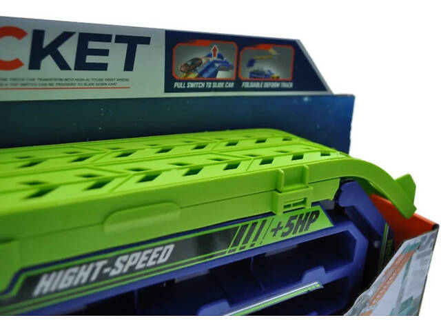 Автовоз з машинками та гірками в коробці CY-2228 паркінг - Фото 2