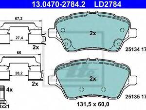 Автозапчастина ATE 13047027842 на FORD B-MAX (JK)