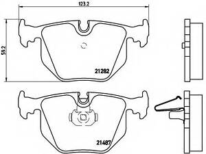 Автозапчасти BREMBO P06044 на LAND ROVER RANGE ROVER Mk III (LM)