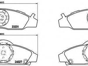 Автозапчасти BREMBO P15008 на SSANGYONG MUSSO (FJ)