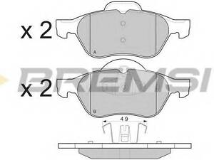 Автозапчастина BREMSI BP3264 на RENAULT MEGANE II (BM0/1_, CM0/1_)