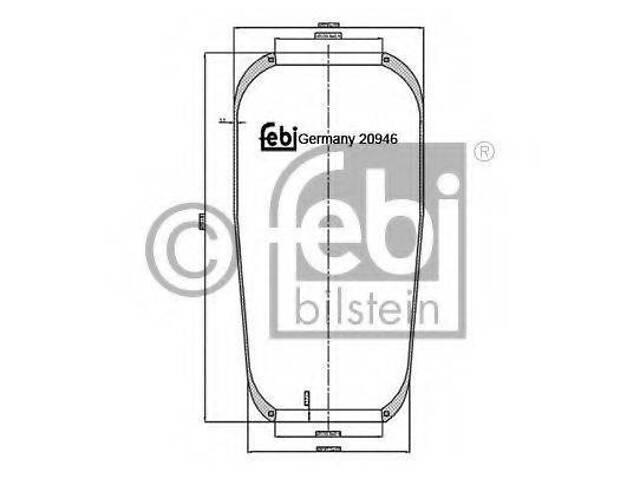 Автозапчастина FEBI BILSTEIN 20946 на MERCEDES-BENZ TRAVEGO (O 580)