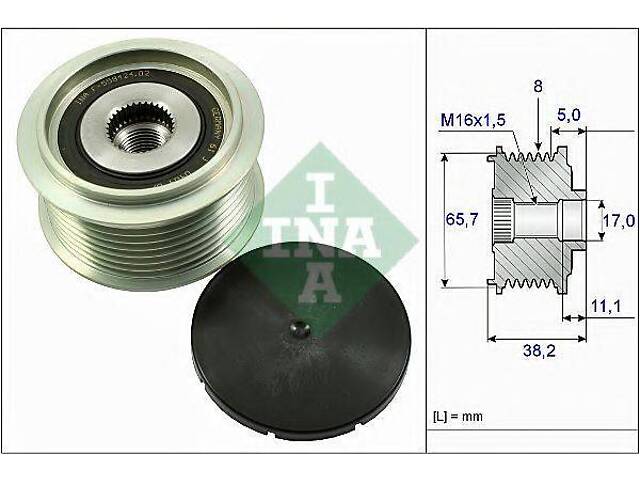 Автозапчастина INA 535027410 на MAN TGA