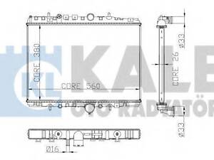 Автозапчастина KALE OTO RADYATOR 258100 на CITROEN C5 I (DC_)