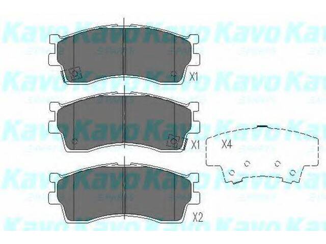 Автозапчасти KAVO PARTS KBP4002 на KIA CREDOS (K9A)