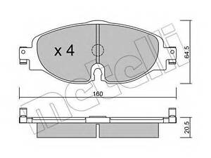 Автозапчастина METELLI 2209500 на SEAT LEON ST (5F8)