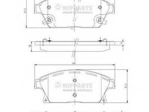 Автозапчастина NIPPARTS N3600915 на OPEL ASTRA J Sports Tourer