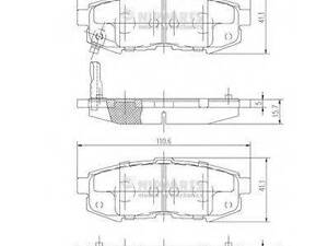 Автозапчастина NIPPARTS N3613023 на MAZDA MPV Mk II (LW)