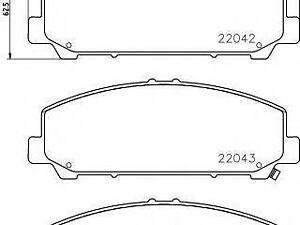 Автозапчастина TEXTAR 2204201 на INFINITI QX56