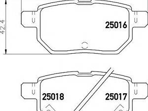 Автозапчастина TEXTAR 2501601 на LEXUS CT (ZWA1_)