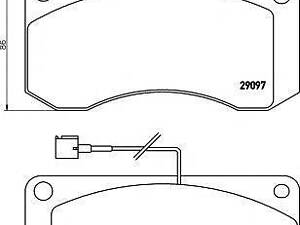 Автозапчастина TEXTAR 2909702 на RENAULT TRUCKS Midliner