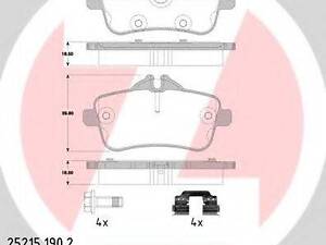 Автозапчастина ZIMMERMANN 252151902 на MERCEDES-BENZ M-CLASS (W166)