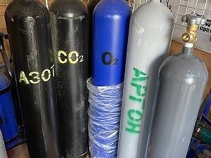 Азот, СО2, Кислород, Аргон, Микс в баллонах 10л