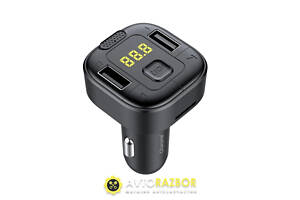 АЗП з FM-модулятором CHAROME C8 Grace FM Transmitter Black