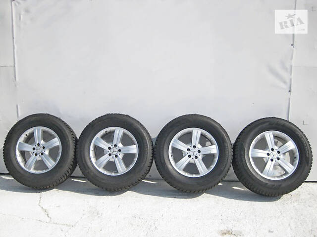 Б/У Mercedes-Benz A1644010602 Комплект дисков R18 8J H2 ET53 GL X164 с резиной Hankook Winter I*Cept X 285/60 R18 116T