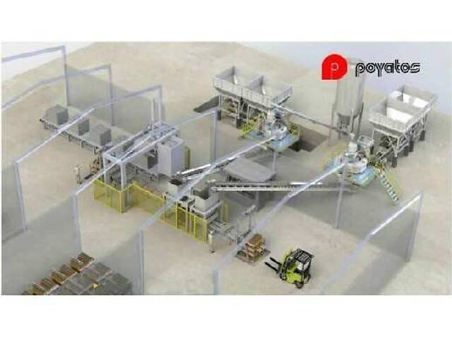 Б/У Автоматична вібропресувальна лінія Poyatos Prima L з БСУ (Іспанія). Не була у роботі, нова. - Фото 2