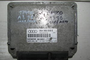 Уживані блок керування двигуном Audi A3 I 8L 1.6i 8кл AEH/AKL 1997-1998, 06A906019E, SIEMENS 5WP4324, -арт №17400-