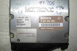 Б/у блок управления двигателем BMW 5 Series E34 1.8i M40B18 1991-1994, 1739108, BOSCH 0261200986 -арт№17406-