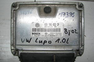 Б/у блок управления двигателем Volkswagen Lupo 1.0i AUC 2000-2005, 030906032CP, BOSCH 0261207199 -арт№17396-