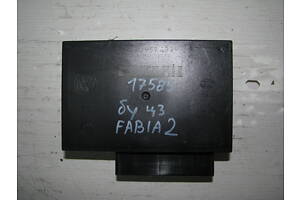 Б/у блок управления центральным замком Skoda Fabia II 2007-2013, 5J0959433, HELLA 5DK008127-20 -арт№17585-